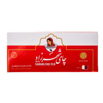 چای سیاه کیسه ای شهرزاد 25 عددی